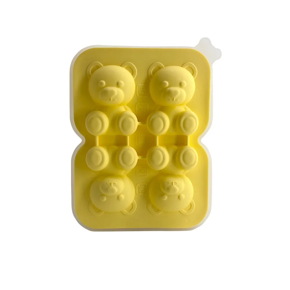 2 Pack Bear Ice Molds/Cube Trays 5
