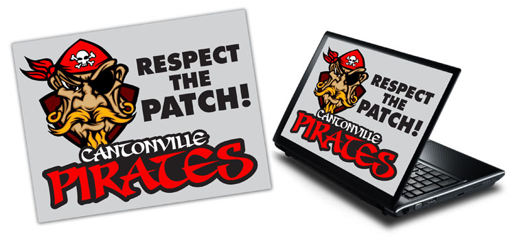 Laptop Skin Sticker - 8.5x11 Rectangle Shape 3