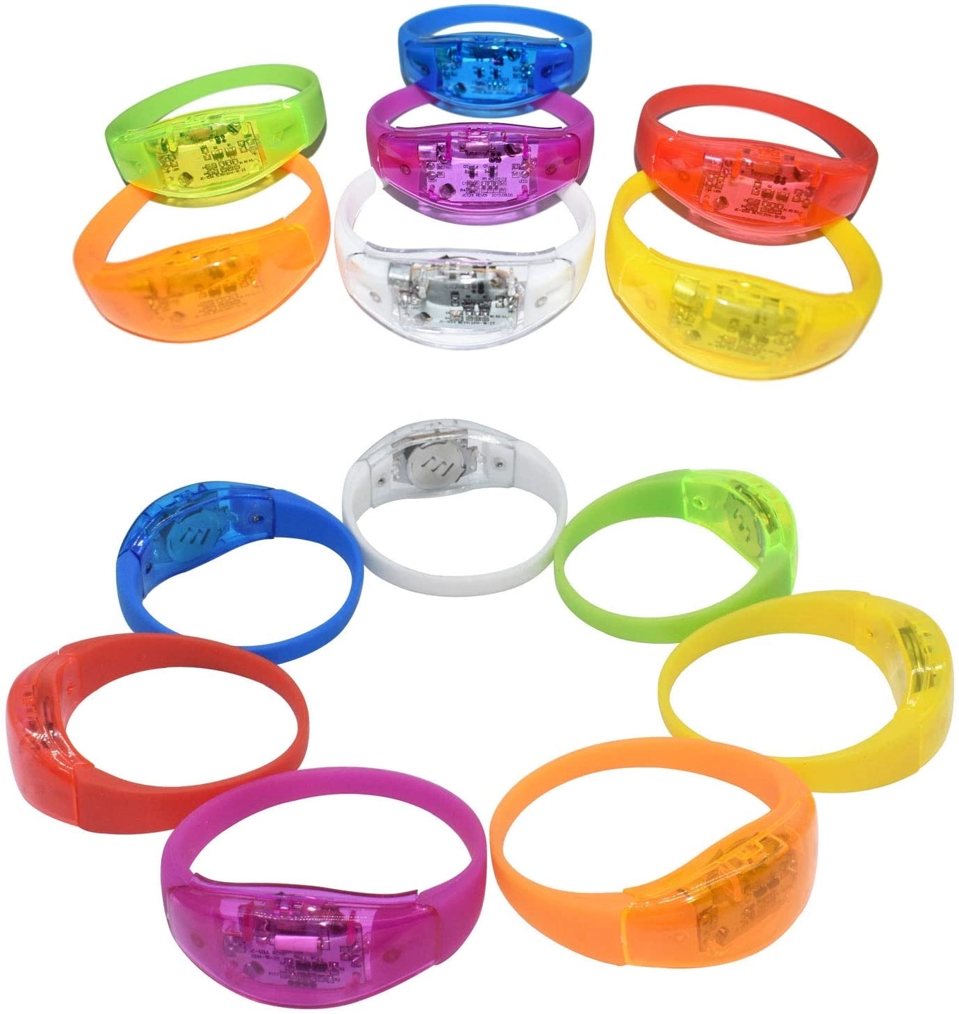 Voice Activated Sound Control LED Bracelets 1