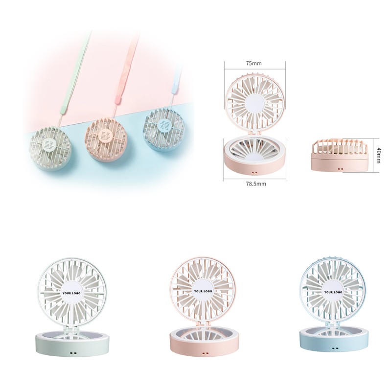 Mini Fan with Mirror 2