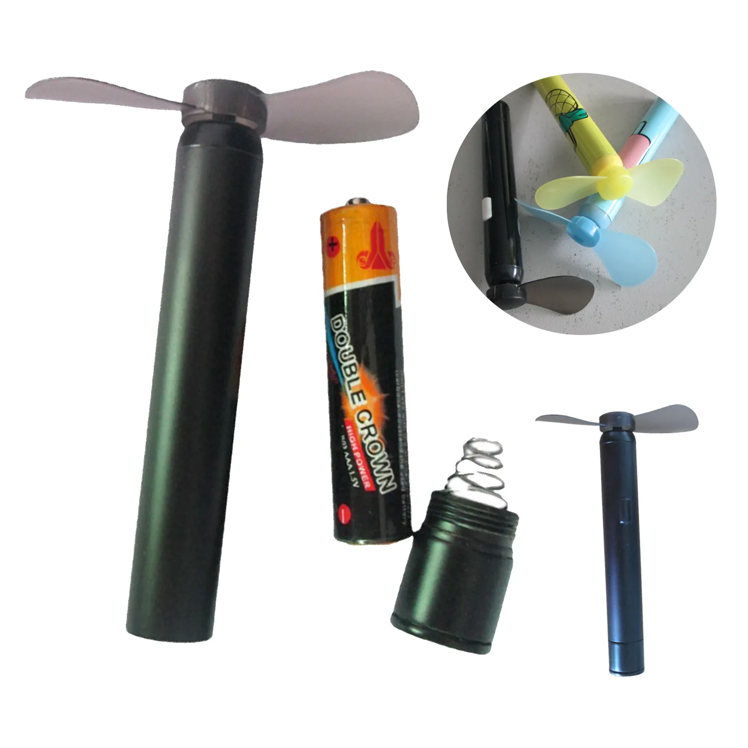 LED Keychain Mini Fan 1
