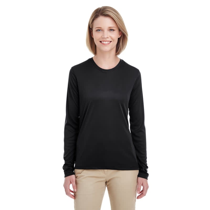 UltraClub Ladies' Cool & Dry Performance Long-Sleeve Top 6