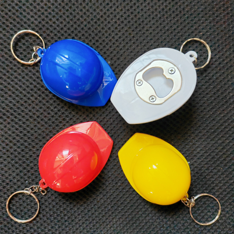 LED Hard Hat Keychain with Bottle Opener 1
