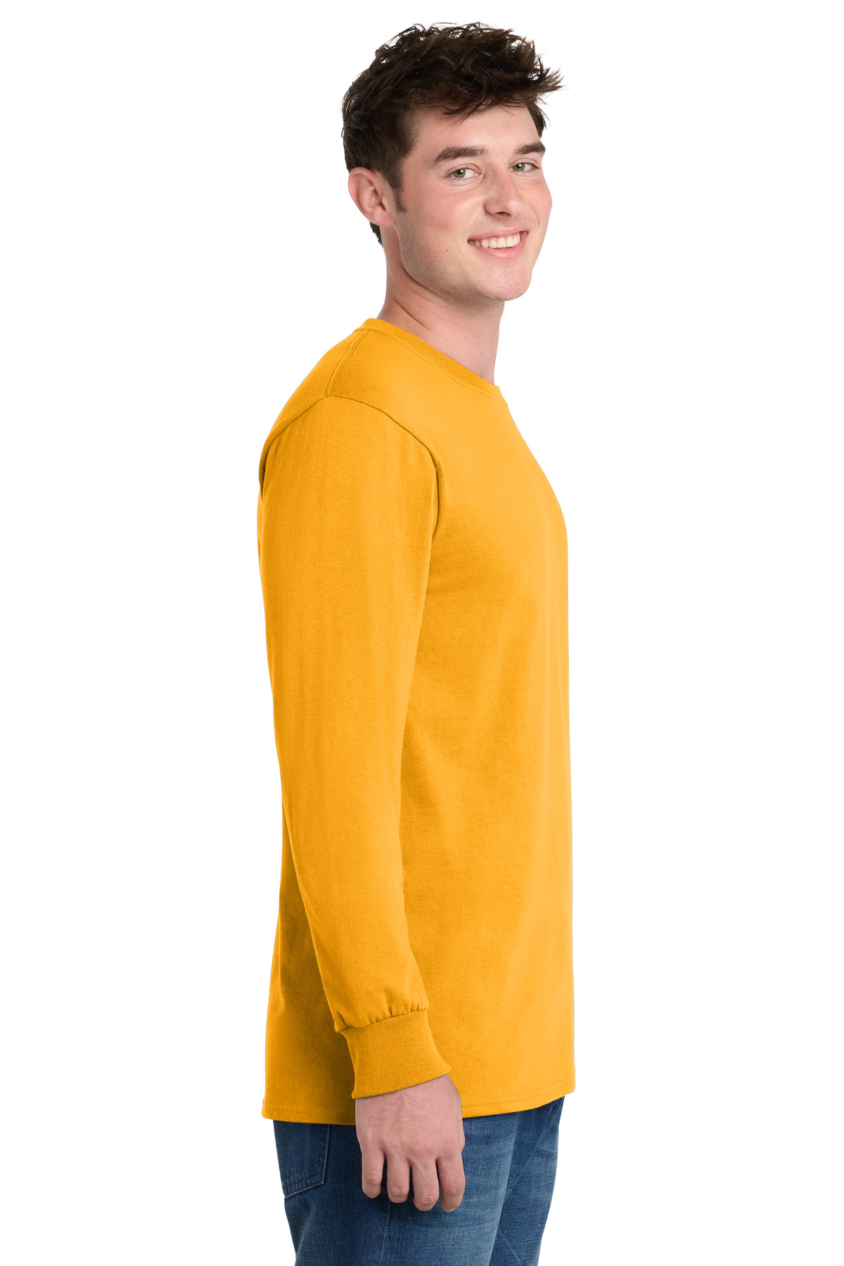 Port & Co Long Sleeve Essential Tee. PC61LS 130