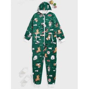 Men'S Cozy Christmas Onesie Pajamas 4