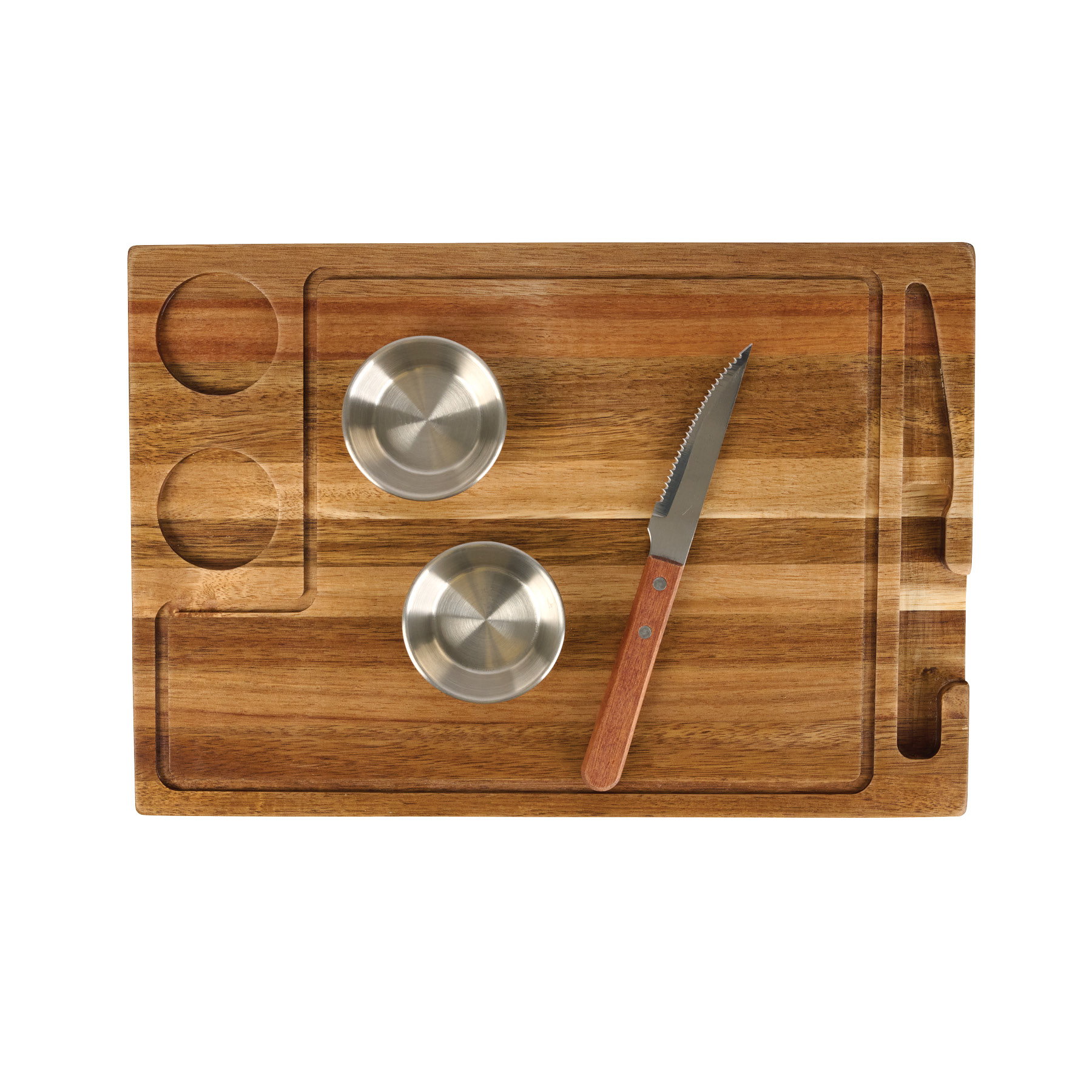 Arthur 4-Piece Acacia Wood Steak Board 13