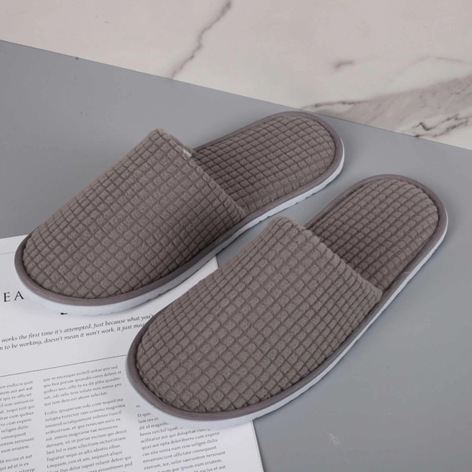 Fleece Hotel Indoor Slippers 4