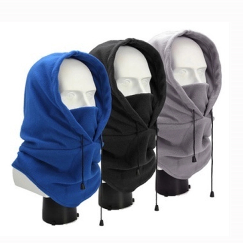 Multifunctional double layer polar fleece scarf mask 3