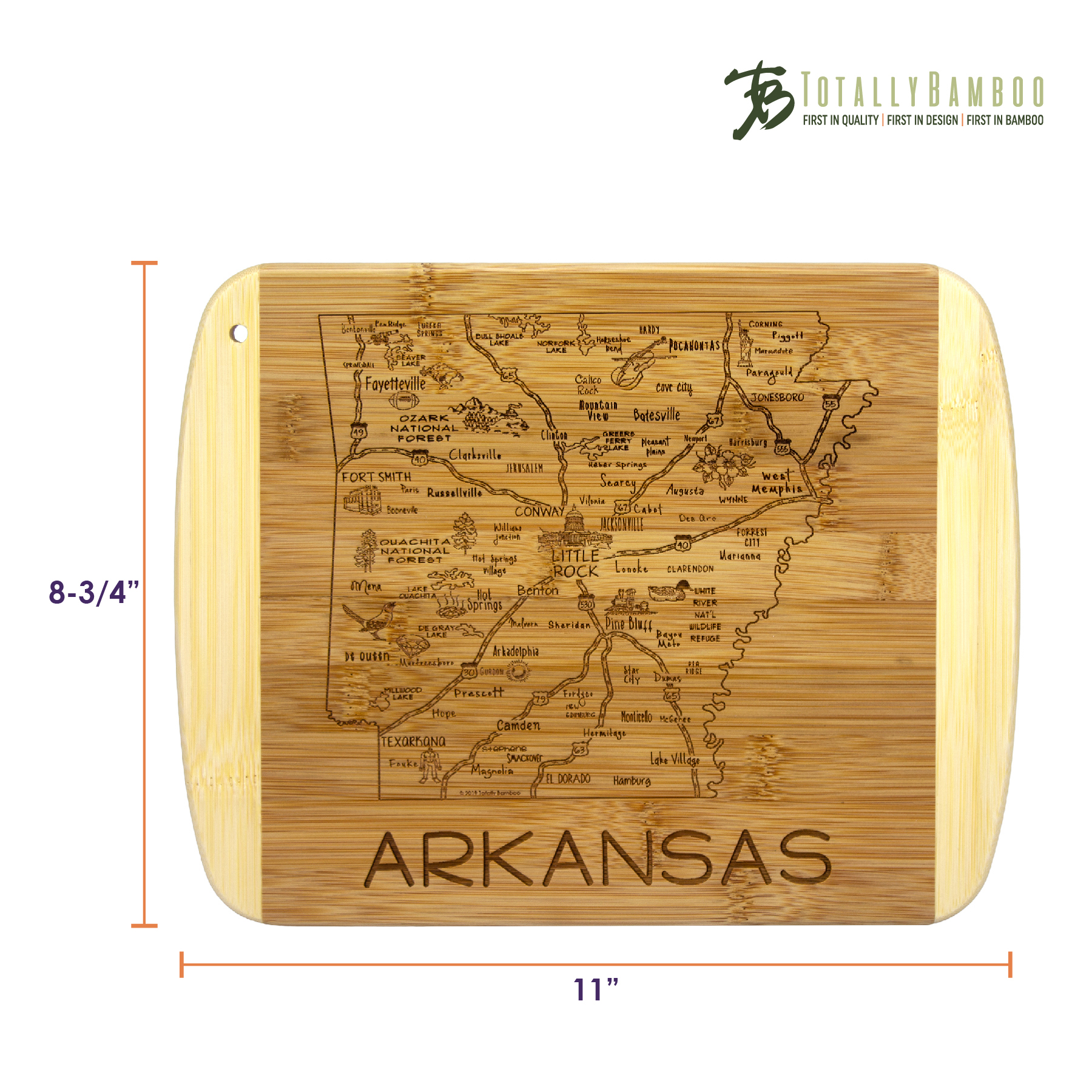 A Slice of Life Arkansas Serving & Cutting Board 4