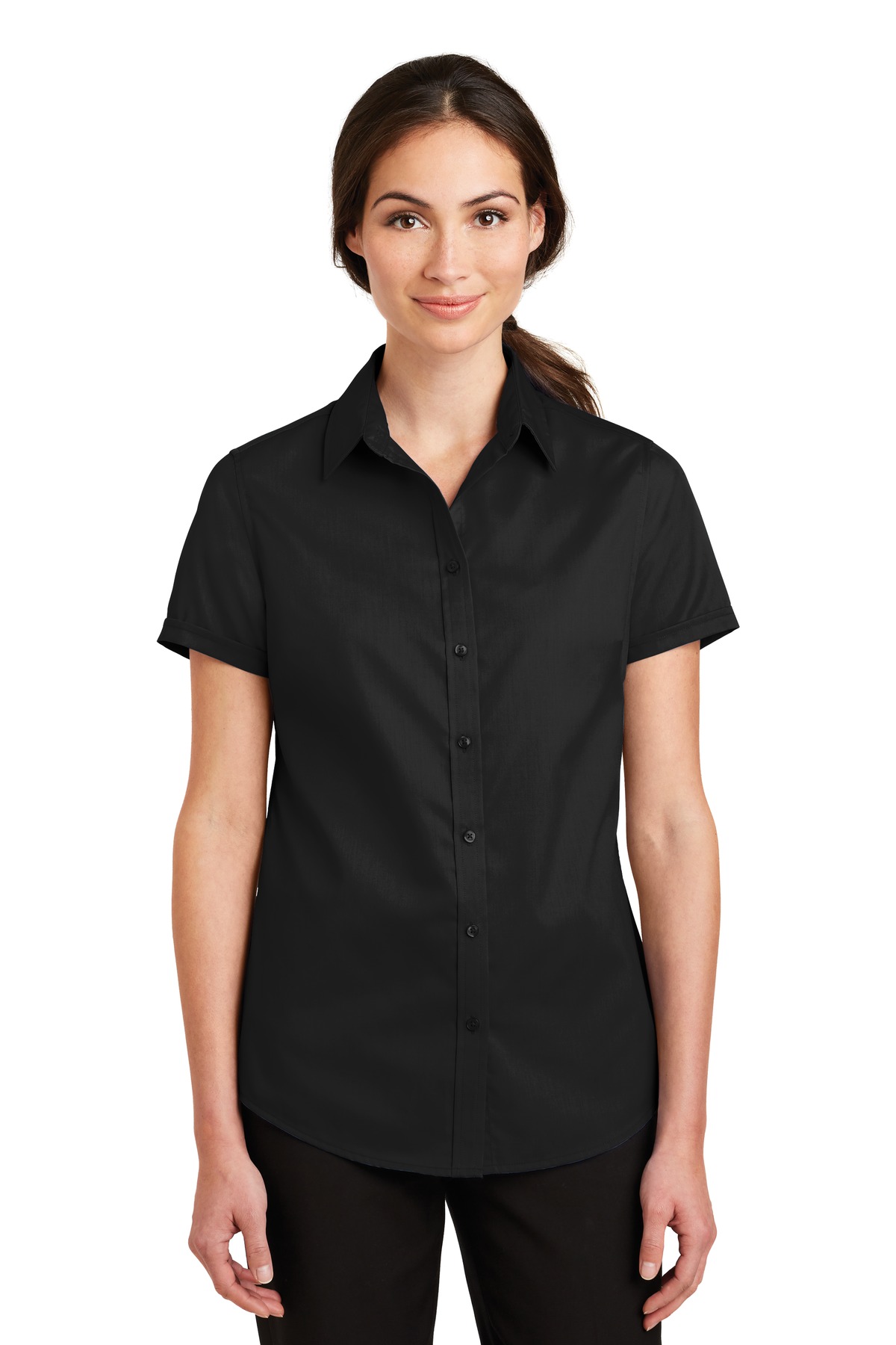 Women's Short Sleeve SuperPro Twill Shirt