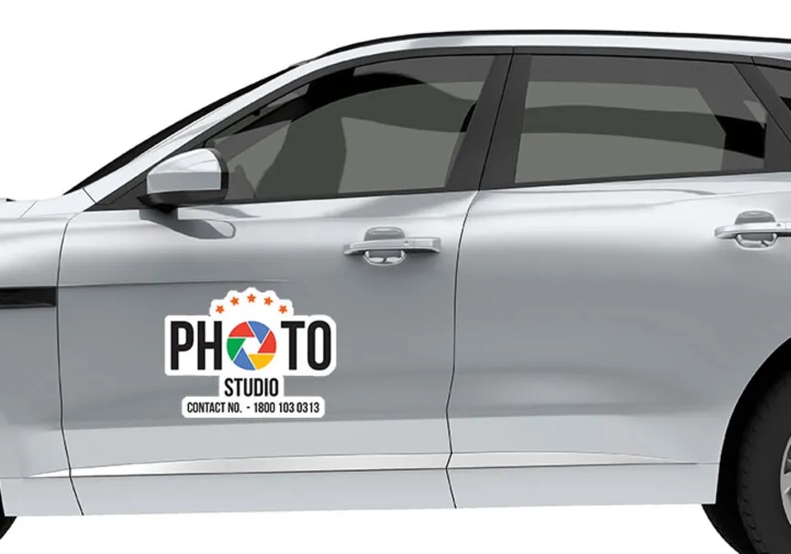 Die-Cut Car Decals / Stickers - Opaque (12" x 12"/SQFT) 3