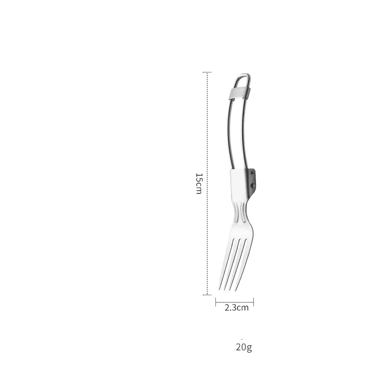Folding Spoon Fork Knife Set with pouch 5