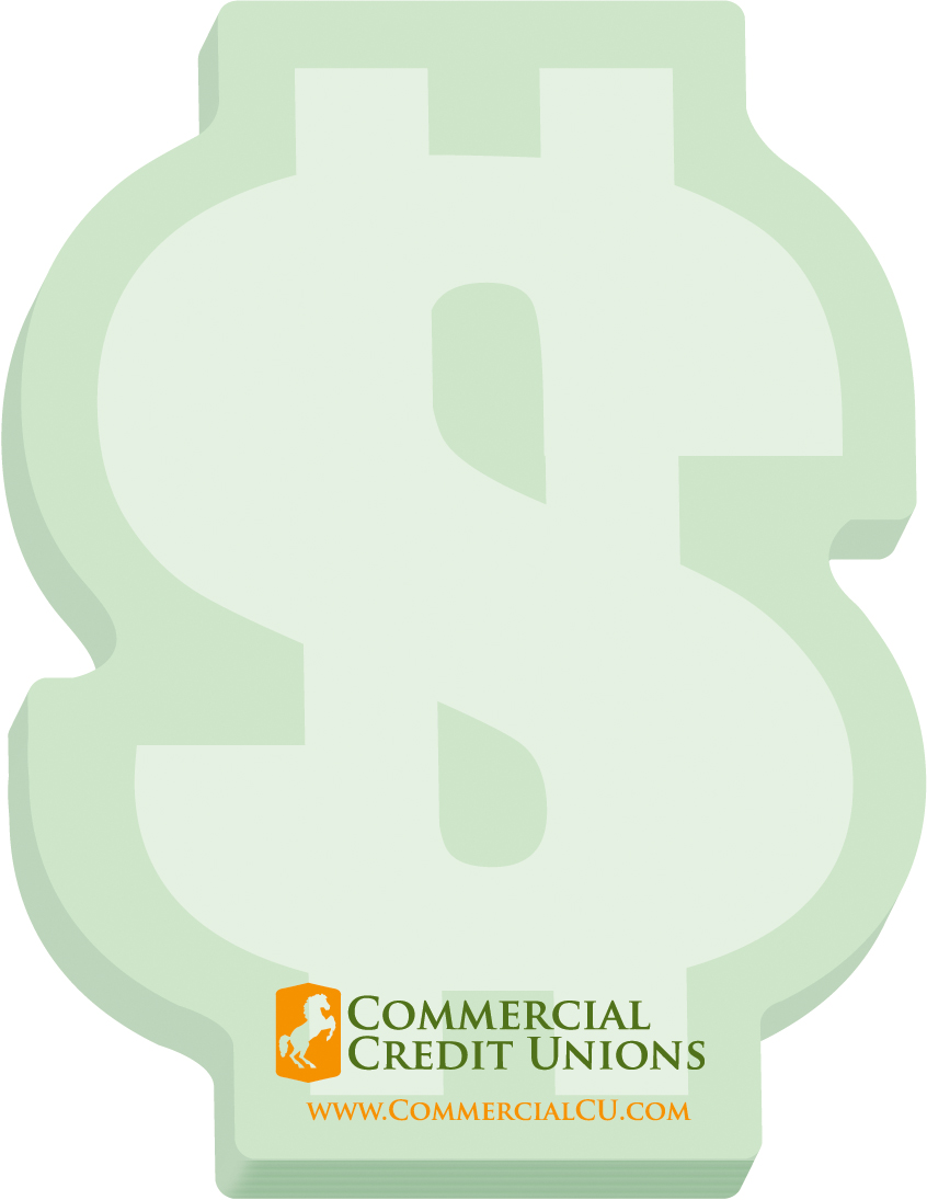 Souvenir® Sticky Note™ 4" x 3" Die Cut Pad, 50 sheet 50