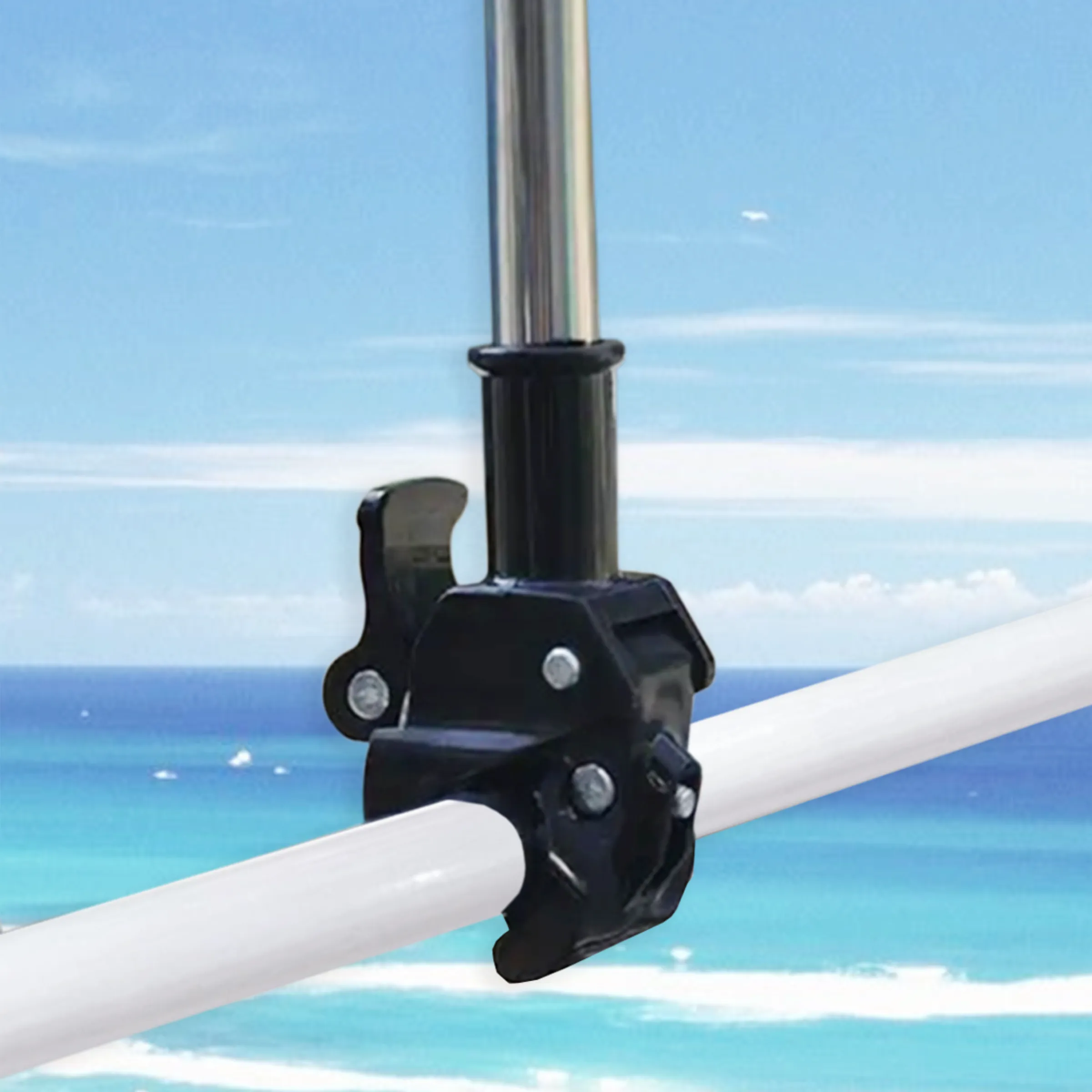 48"  Telescopic Flag Pole Kit with Flag 6