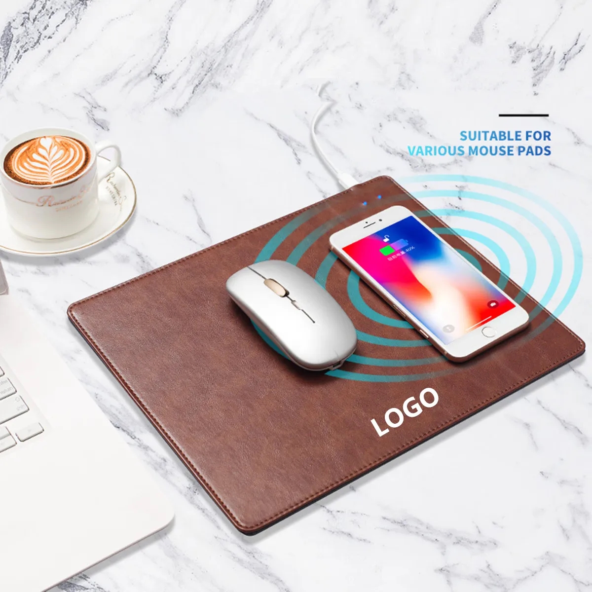 Wireless Charging Mouse Pad Mat 2