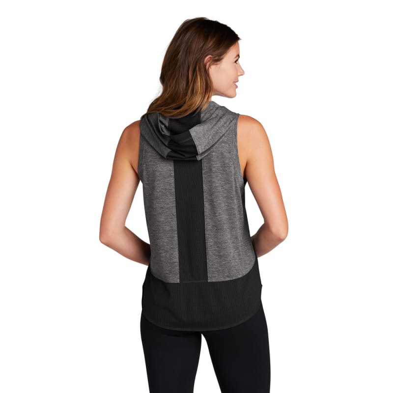 Sport-Tek Women's PosiCharge Tri-Blend Wicking Draft Hoodie Tank. 21