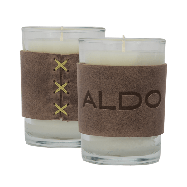 Harper 8 oz. Leather Wrapped Candle 26