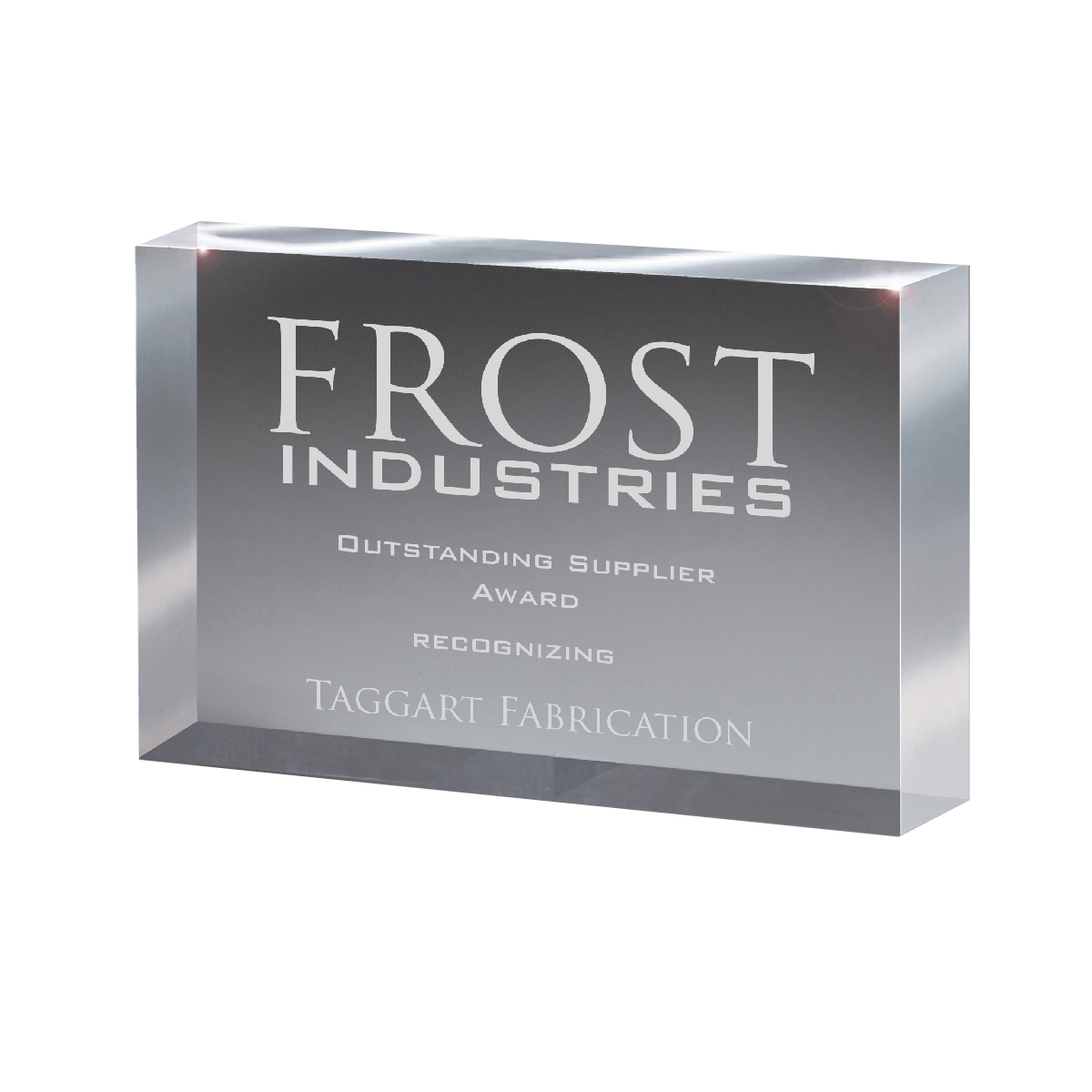Medium Freestanding Block Award 3