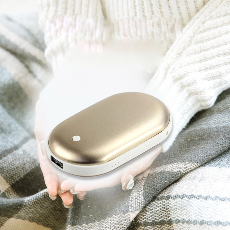 Metal Hand Warmer Power Bank with Custom Logo 4