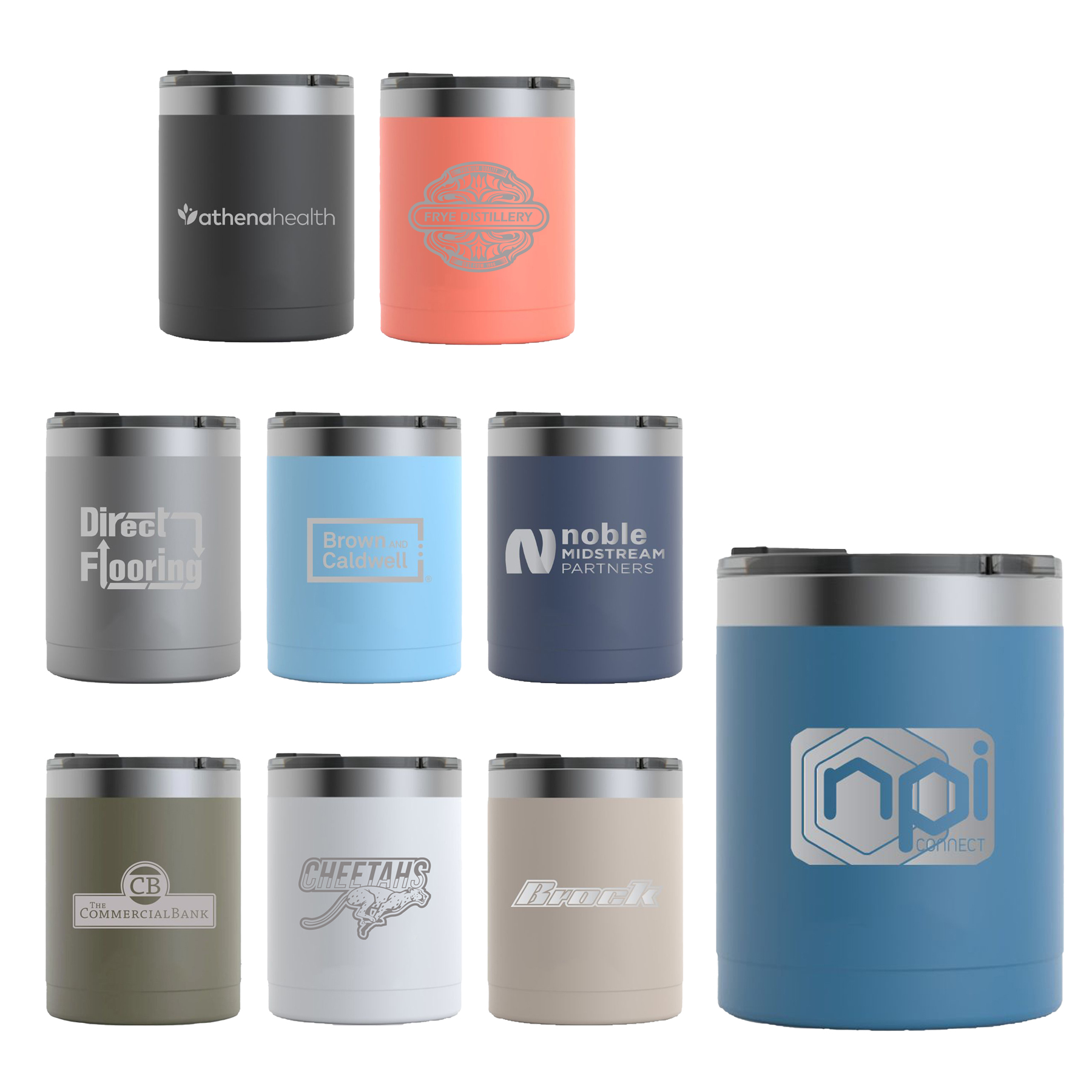RTIC 12oz Ringed Stainless Steel Lowball Tumblers 4
