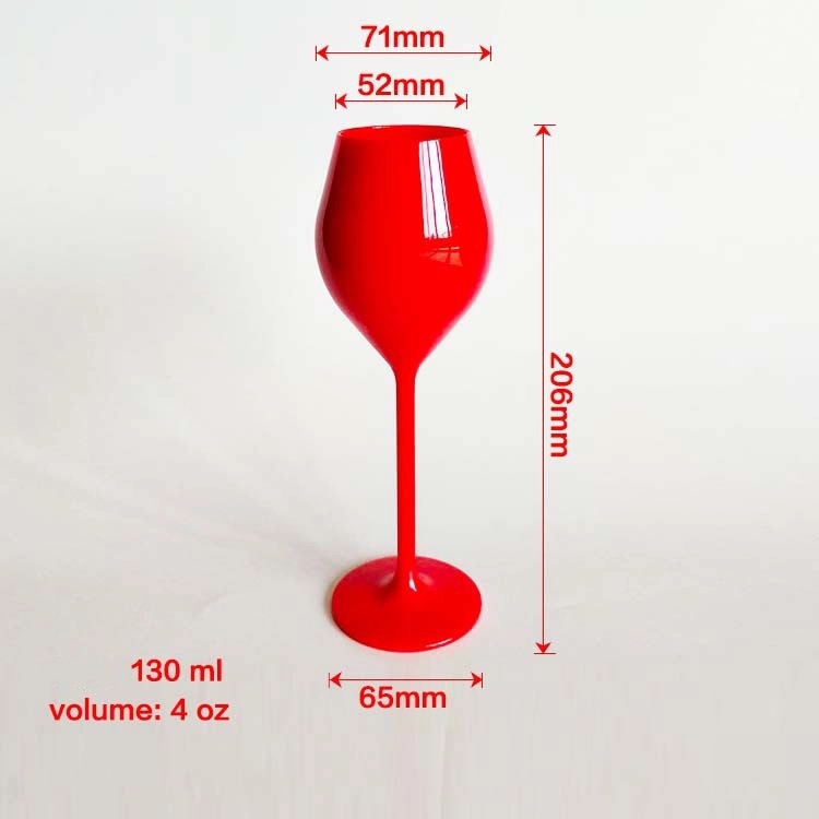Unbreakable Plastic Cups Champagne flute Wine Glasses 14