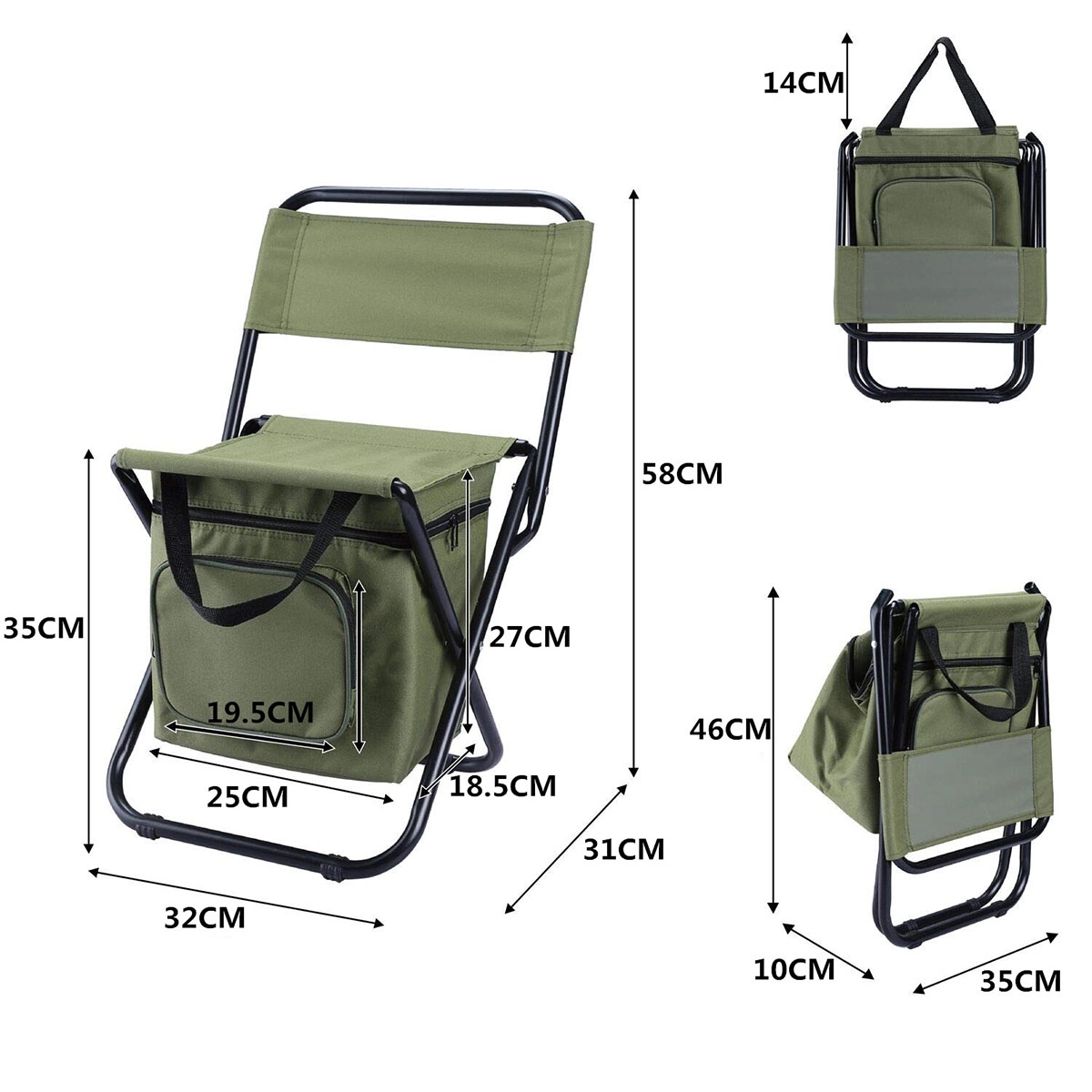 Fishing Chair With Cooler Bag 2
