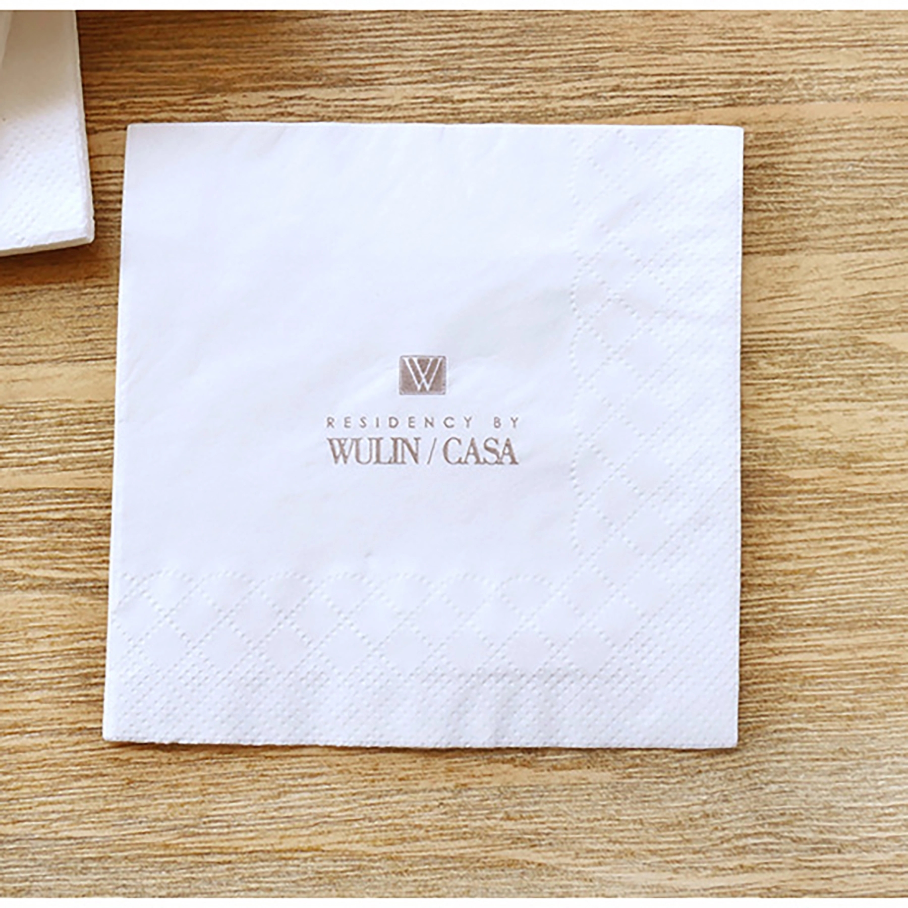 2-Ply White Cocktail Napkins 4