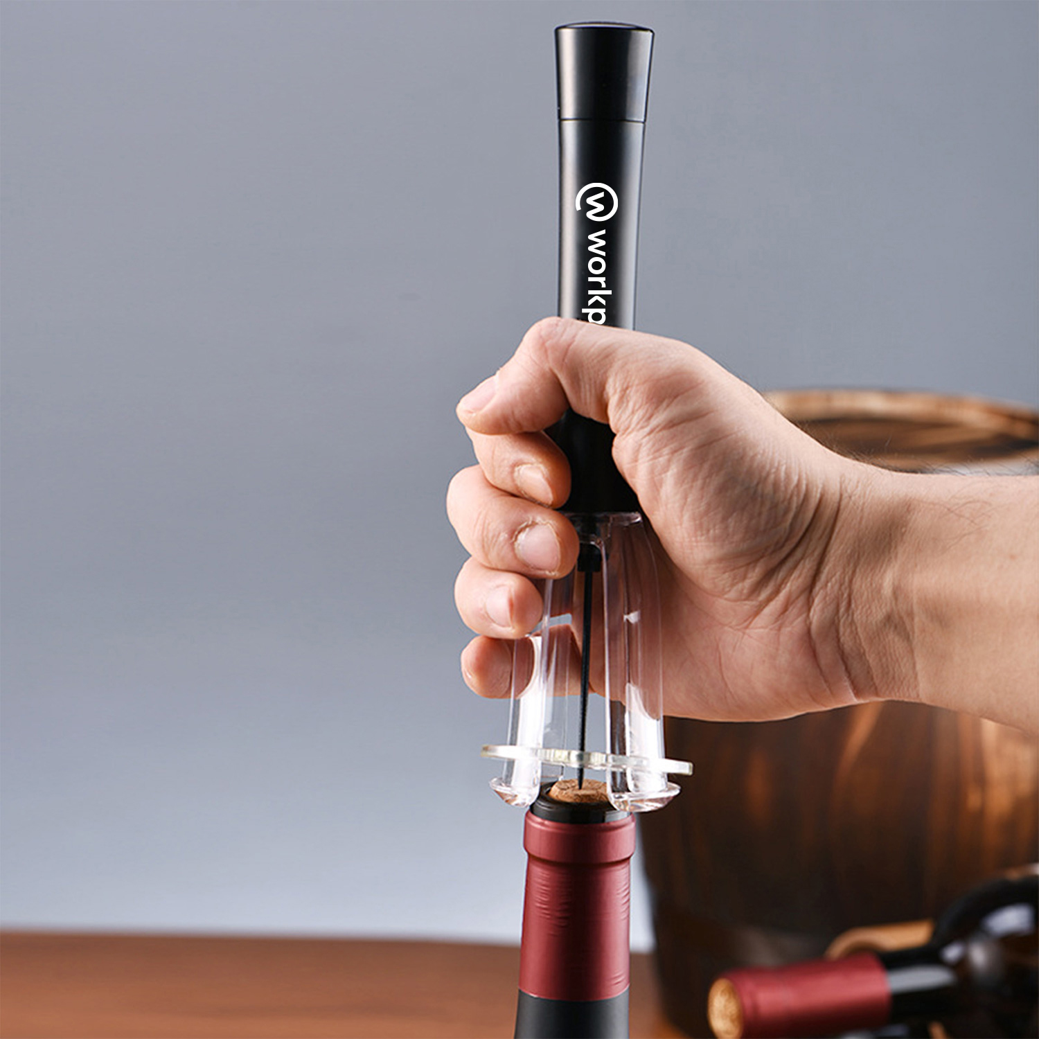 WineVault Pressure Wine Opener - Air Pump Technology & Stainless Steel Needle 1
