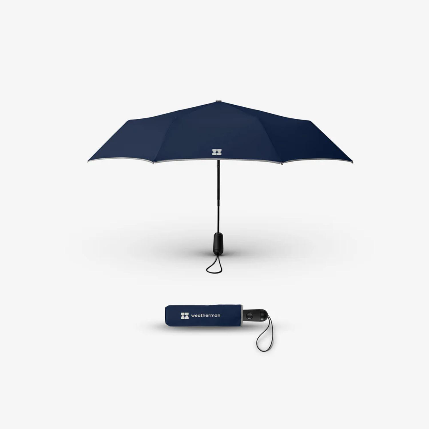 Weatherman® 100% Recycled 42″ arc Travel Umbrella 2