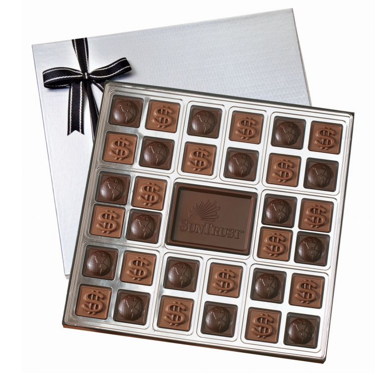 Custom Chocolate Squares Gift Box (3 lbs.) 1