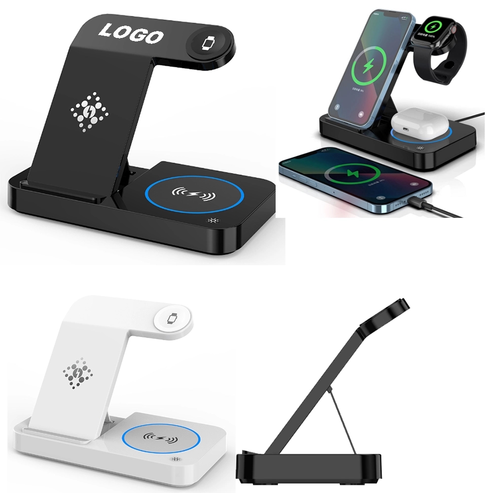 Foldable 4 In 1 Fast Wireless Charging Station 2