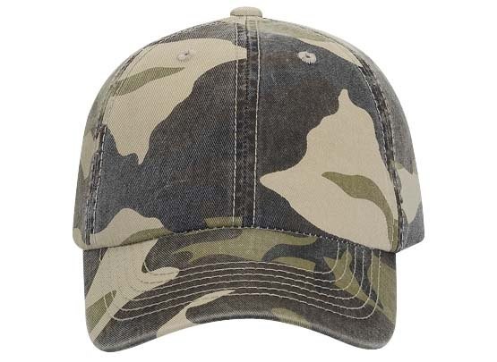 OTTO CAP® Camouflage 6 Panel Low Profile Baseball Cap 21