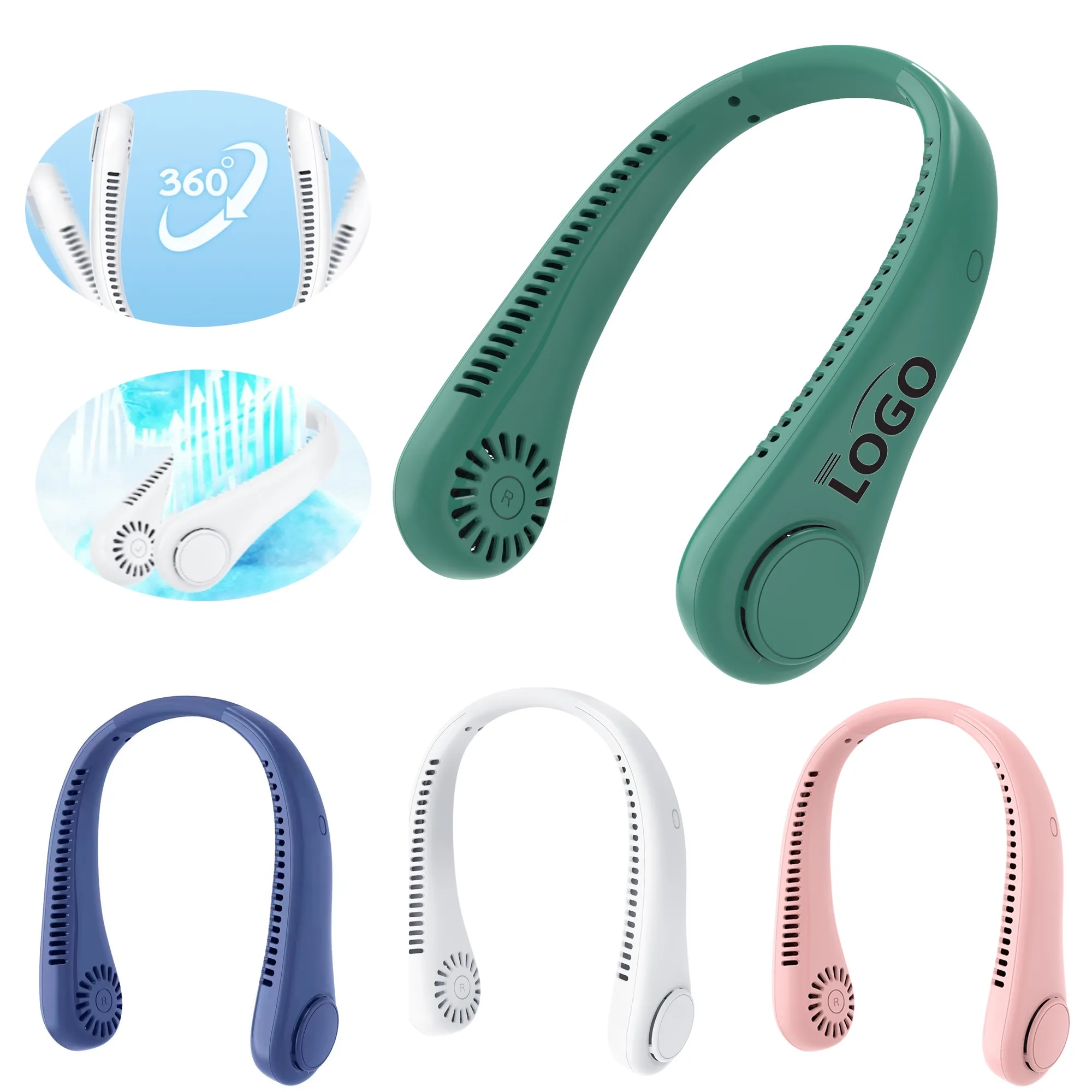 USB Charging Hanging Neck Fan 2