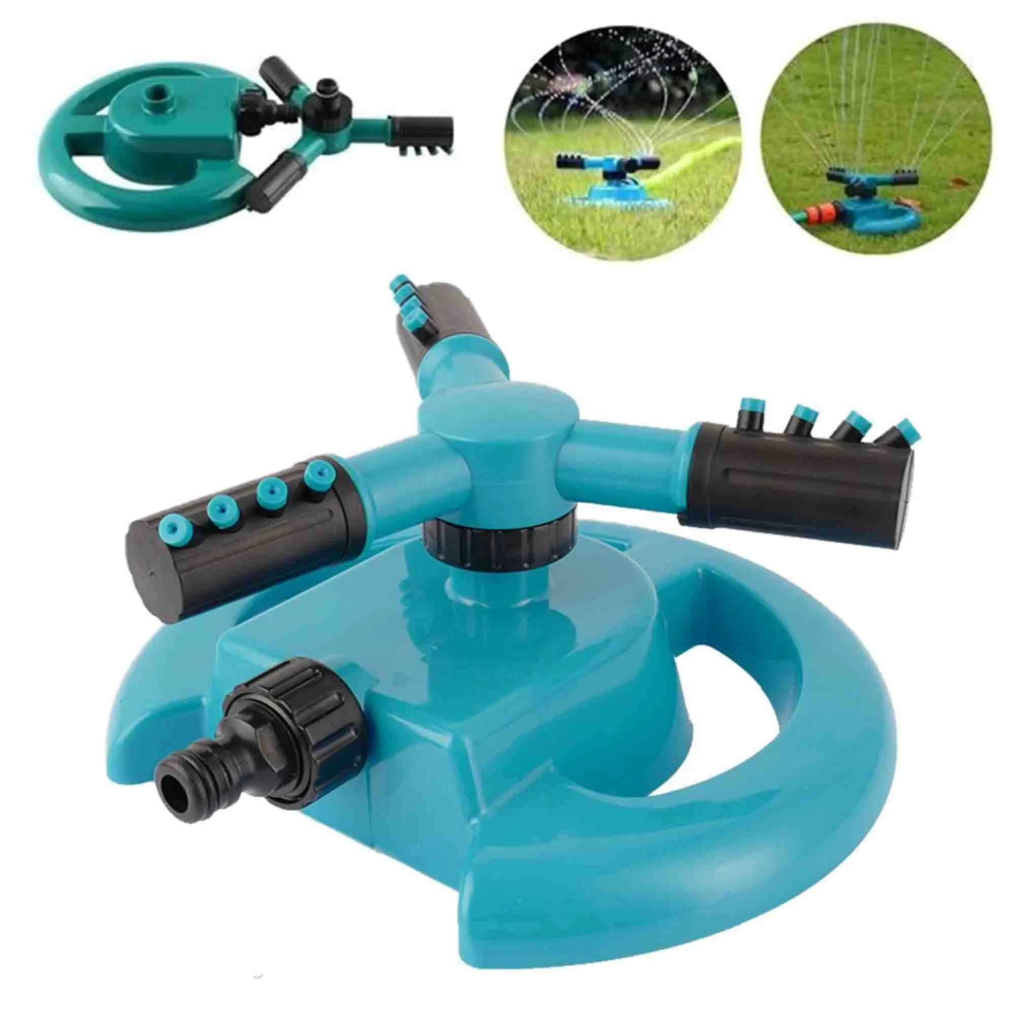 Garden Sprinkler Lawn Automatic Watering Irrigation Rotating 1