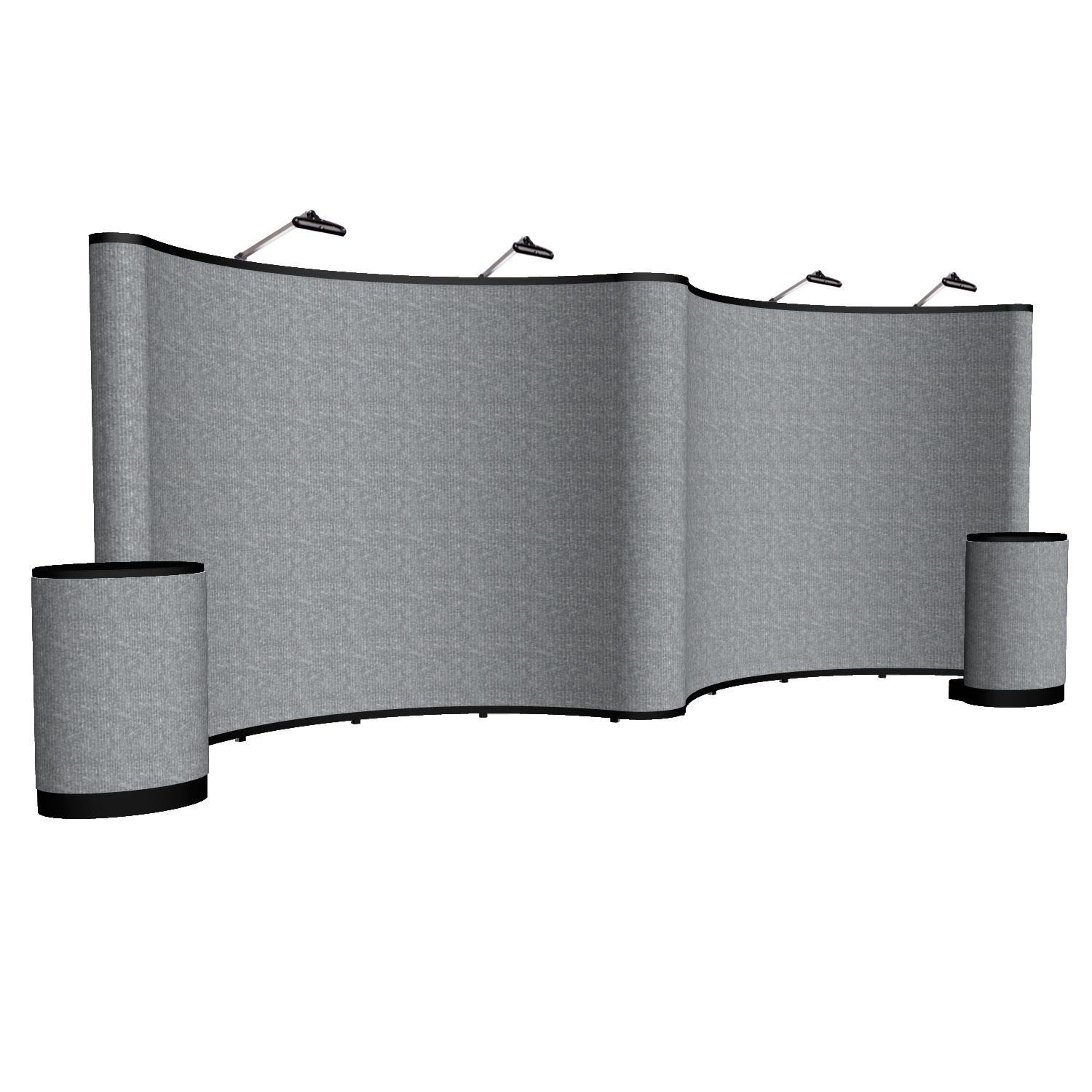 20' Gullwing Show 'N Rise Floor Display Kit (Fabric) 5