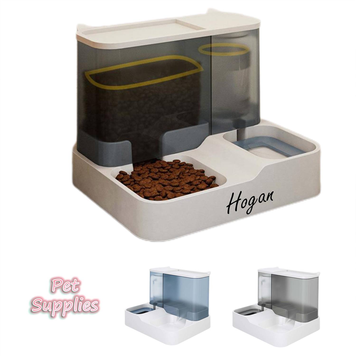 Automatic Feeder Water Dispenser Large Capacity 8