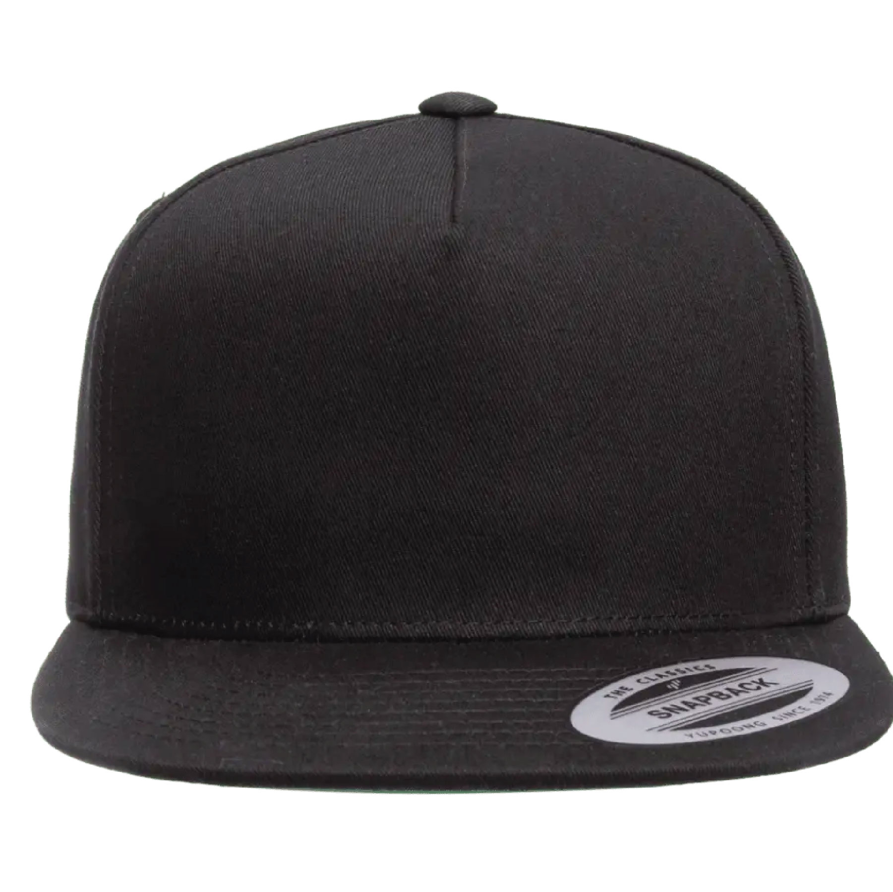 YP Classics 6007 – Five-panel Cotton Twill Snapback with Leatherette Patches or Embroidery 34