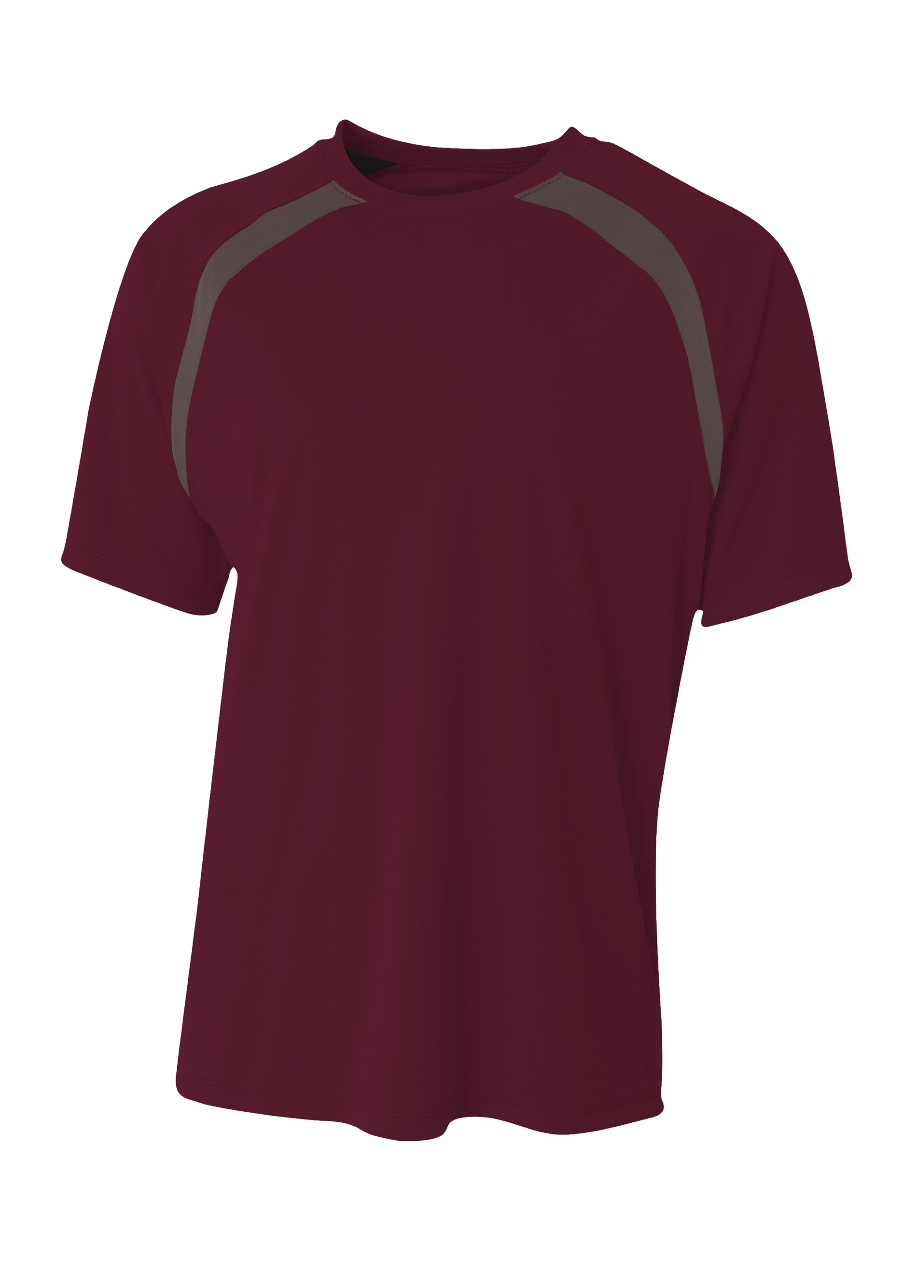 A4 Spartan Short Sleeve Color Block Crew 9