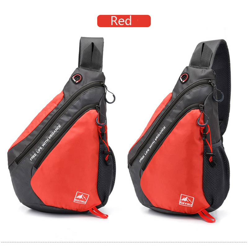 Sling Chest Shoulder Crossbody Bag w/USB Charging Port 7