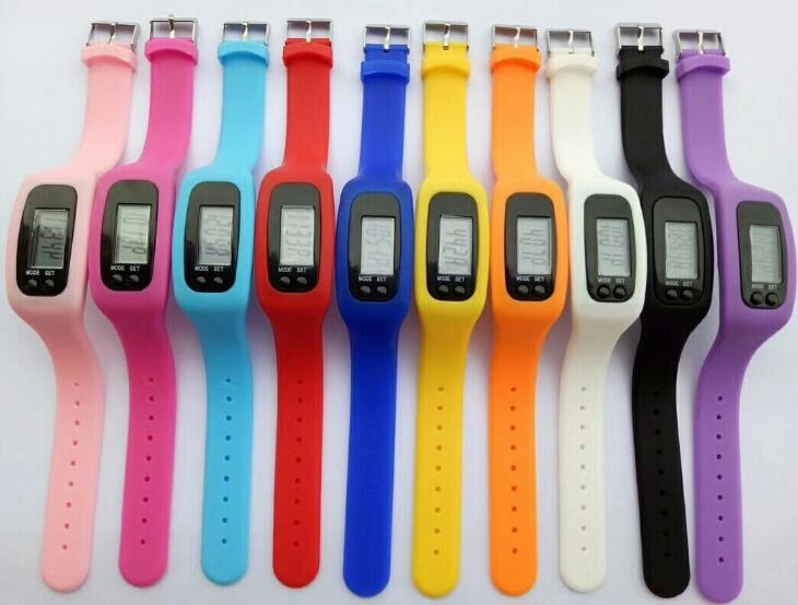 Silicone Wristband Pedometer 2