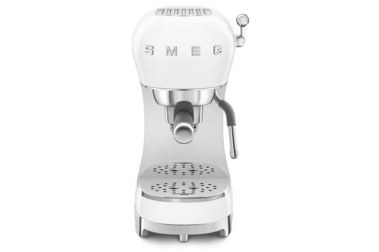 SMEG Espresso Coffee Machine - White Glossy 1