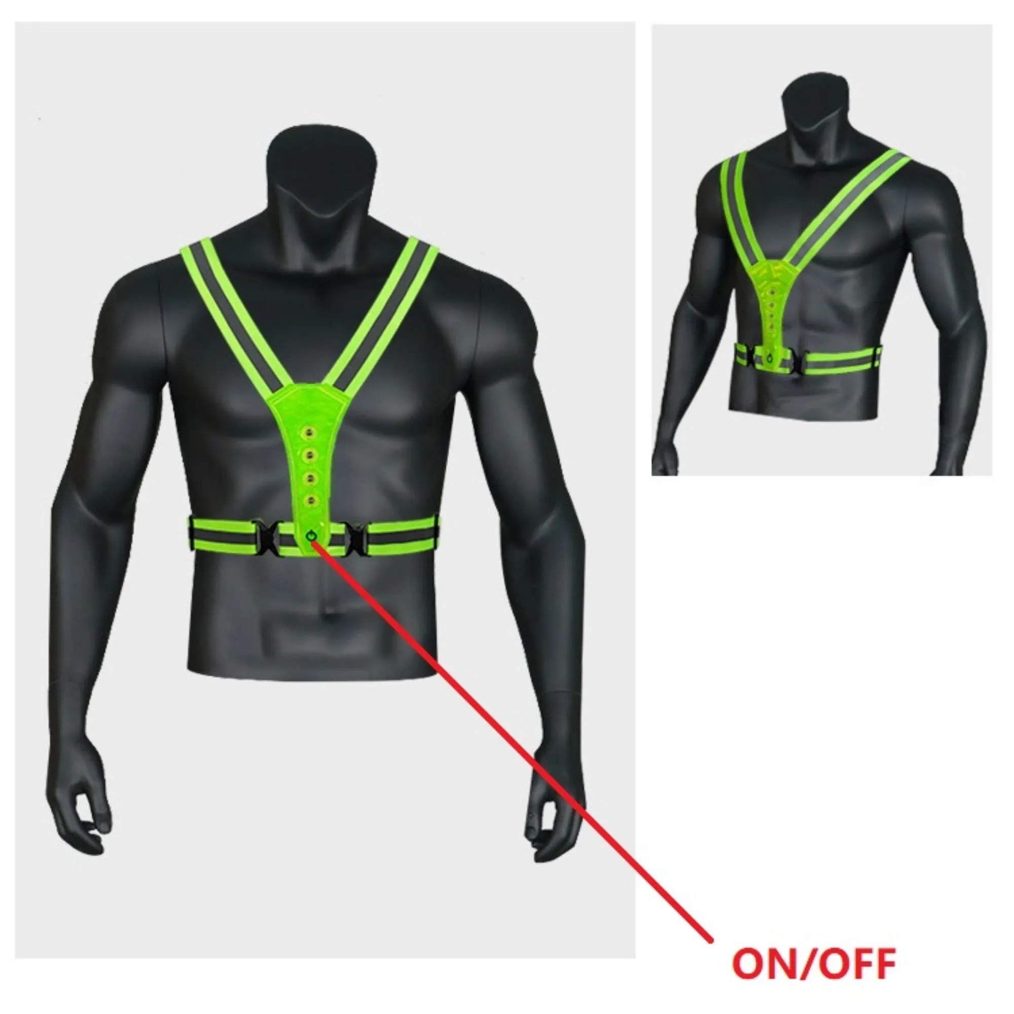 LED Reflective Safety Vest 1