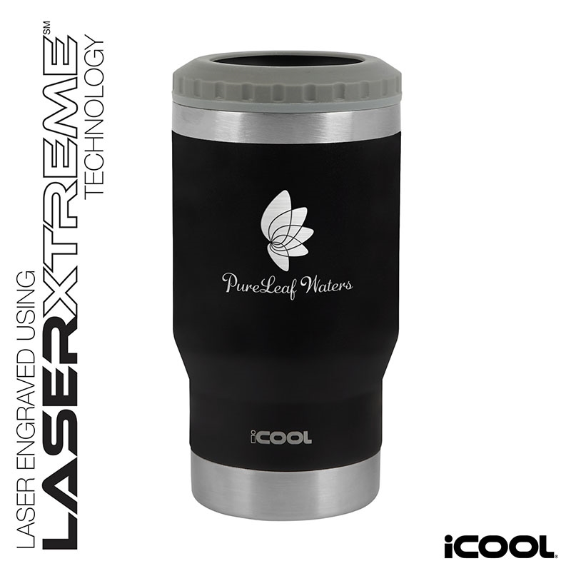 iCOOL® Oswego 14 oz. Double Wall Stainless Steel Can Cooler / Tumbler 20