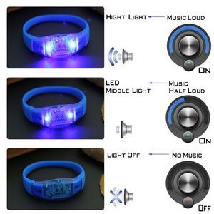 Flashing LED Bracelets Motion Activated 6