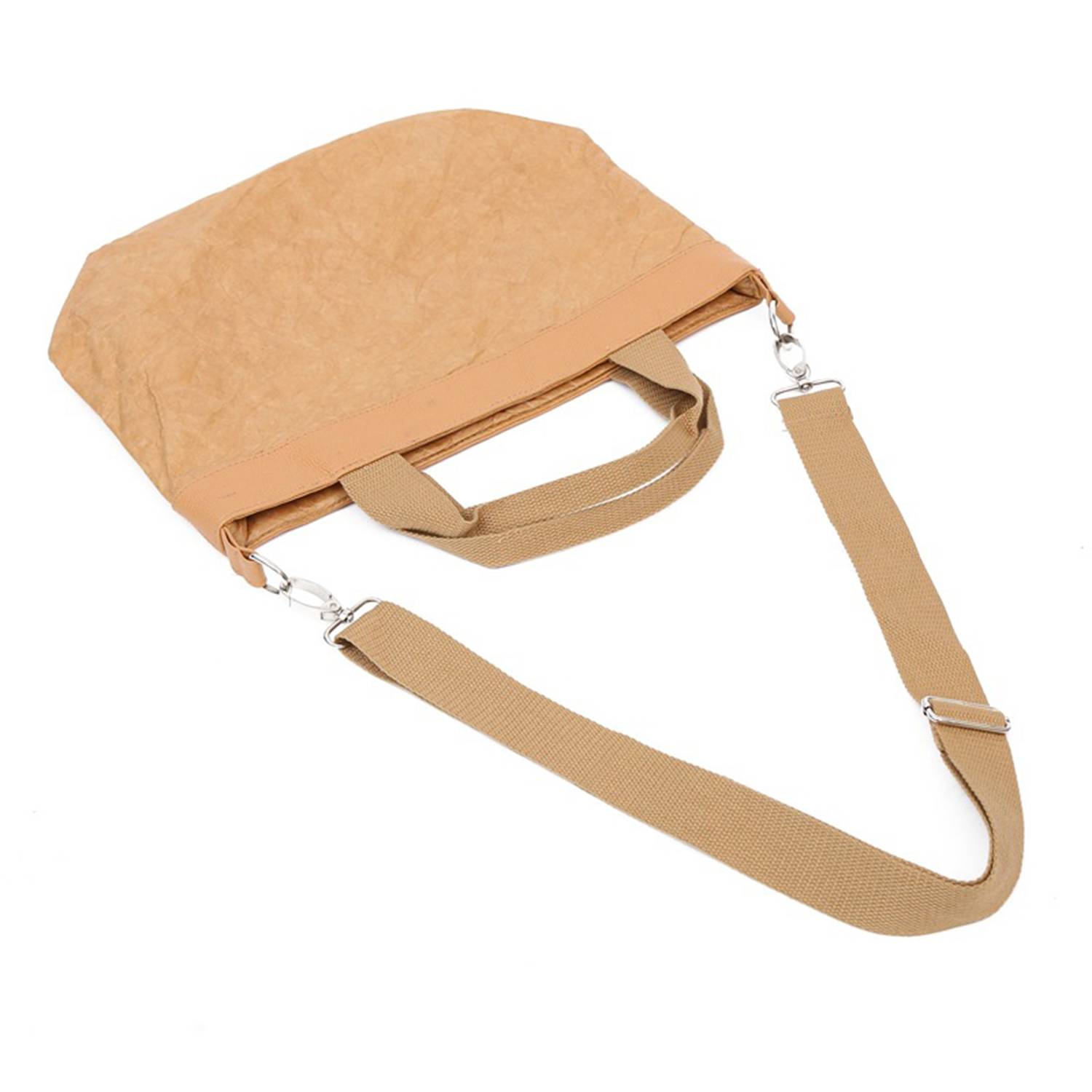 Washable Paper Crossbody Handbag w/ Snap Closure 1