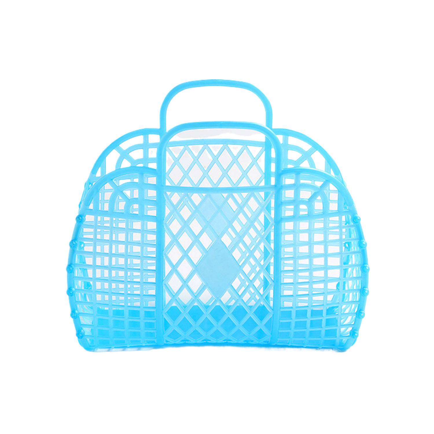 Reusable Hollow Plastic Beach Storage Tote Bag 7