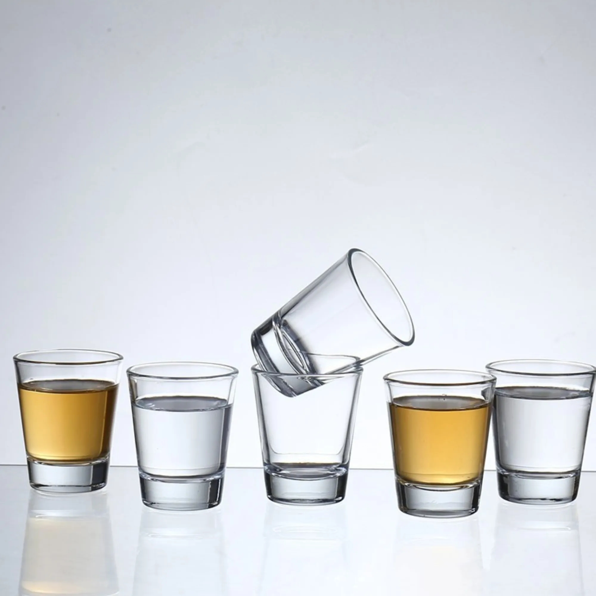 1.6 OZ Clear Basic Shot Glass Mini Whiskey Shooter 1