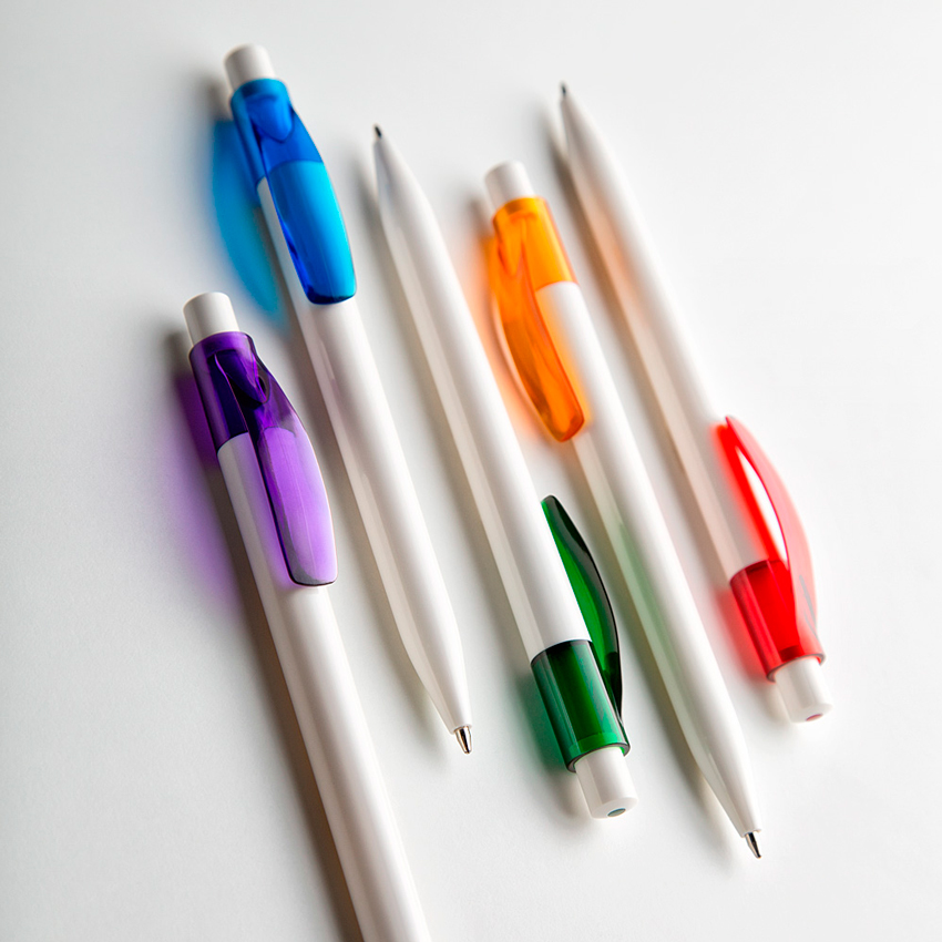 Click Action Translucent Clip Pen 2