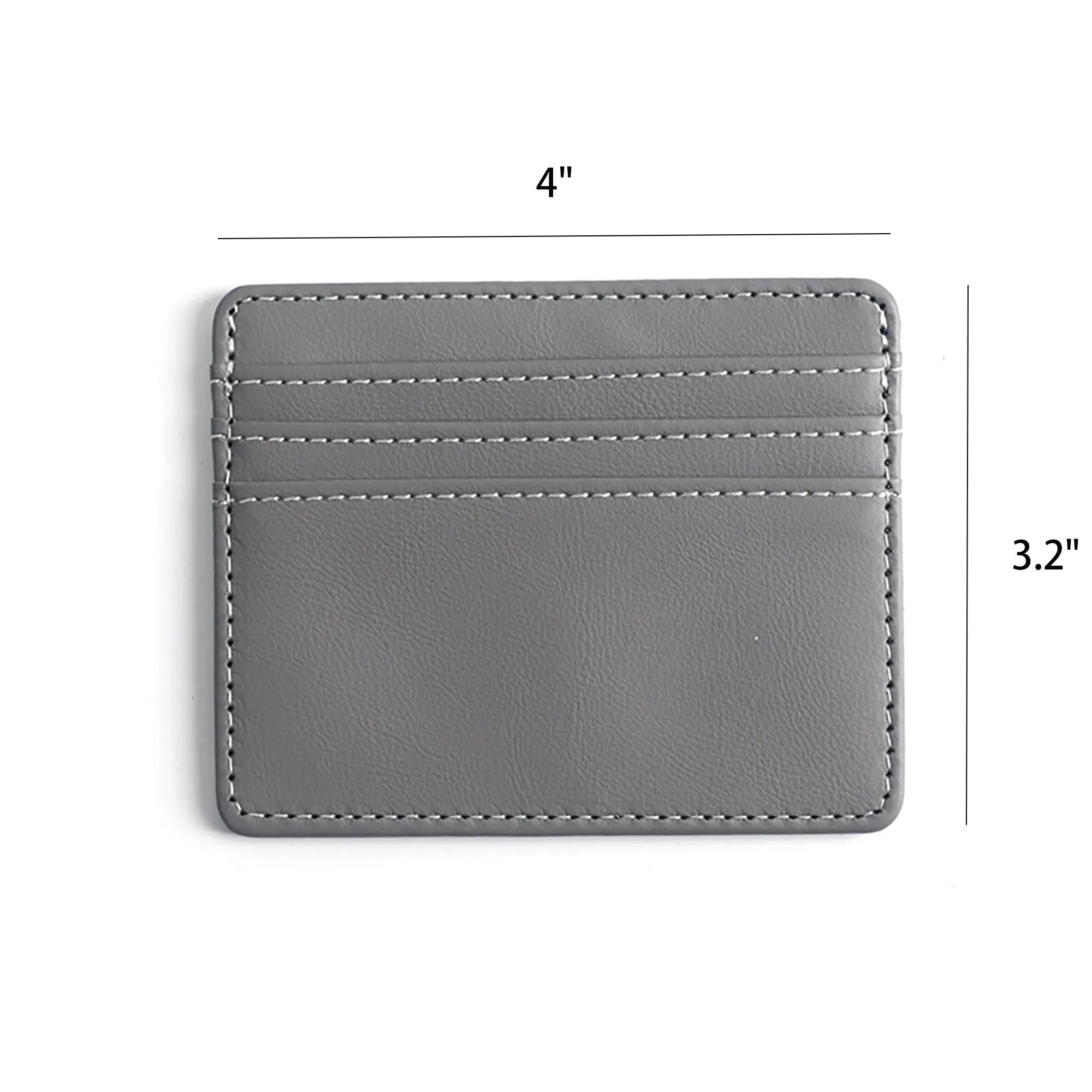 Mini Slim PU Leather Credit Card Holder 2
