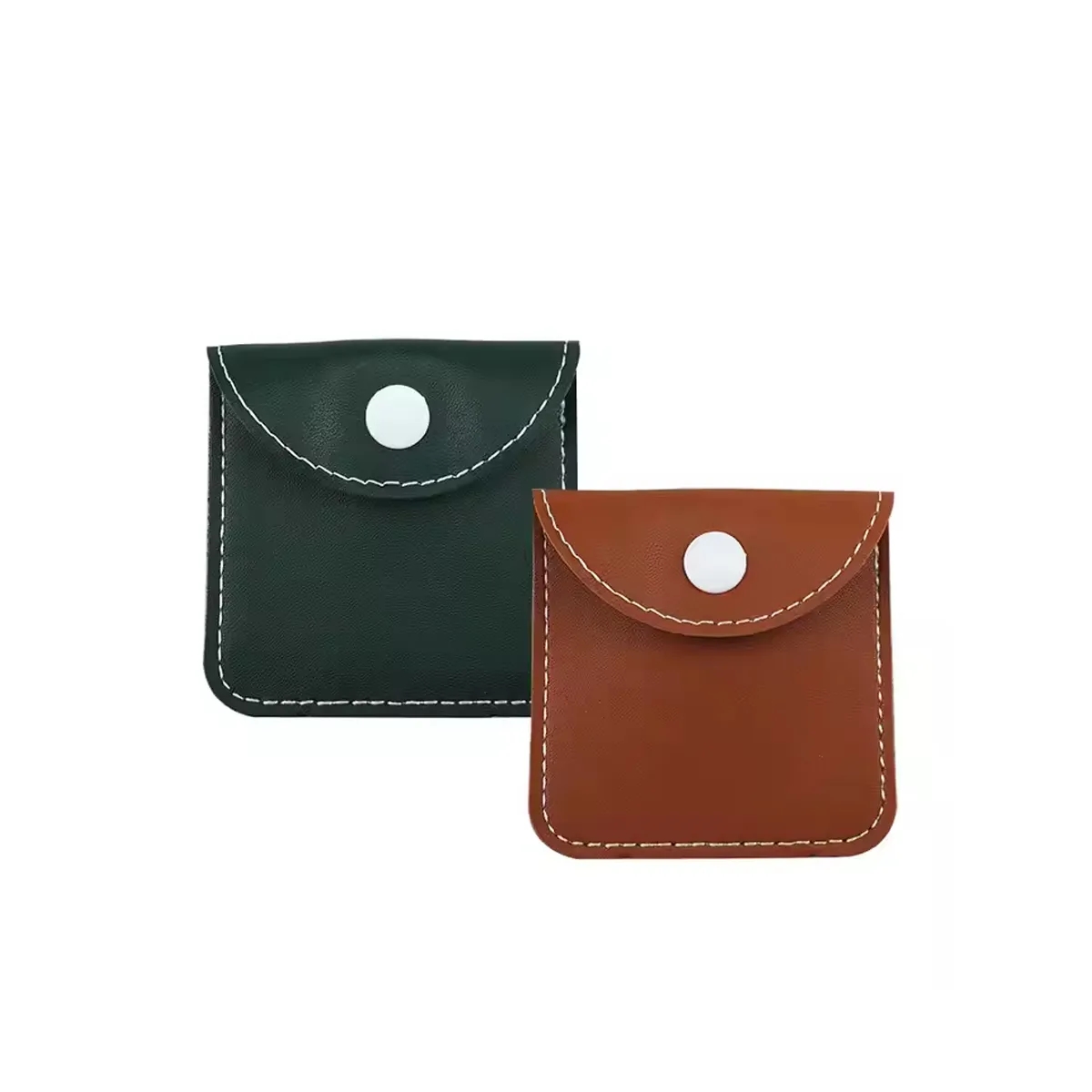 PU-Leather Ring Pouch Data Cable Storage Bag 5